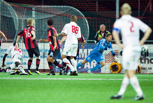 Mohammed Mbye, Assyriska gör 1-2 på Kristoffer Nordfeldt,