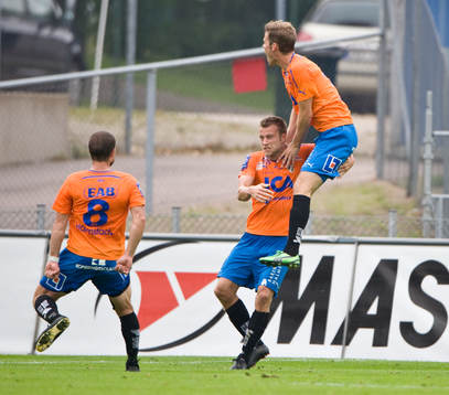 Joel Johansson, Halmstad, jubel, glädje