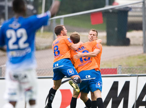 Joel Johansson, Halmstad, jubel, glädje
