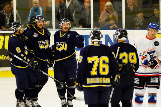 Jubel i HV71 depp i Mannheim