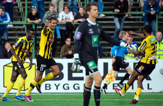 Mathias Ranégie, Häcken, jubel
