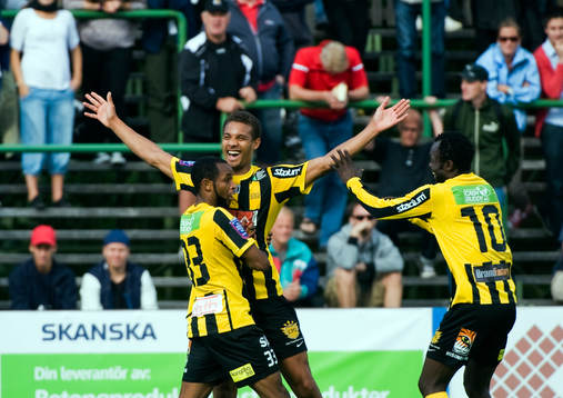 Rene Makondele, Mathias Ranégie och John Chibuike,