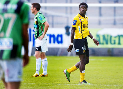 Patrick Osiako, Mjällby blev utvisad