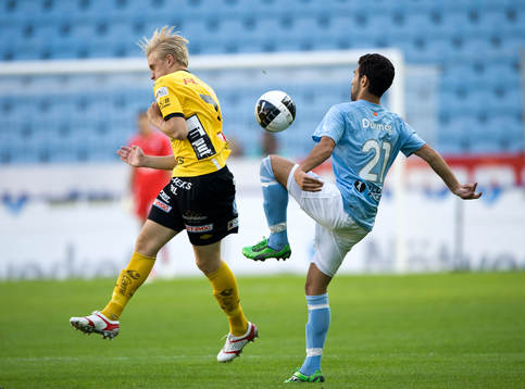 Johan Larsson, Elfsborg och Jimmy Durmaz, Malmö