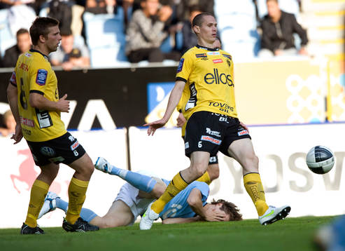 Anders Svensson och Jon Jönsson, Elfsborg, Dardan Rexhepi,