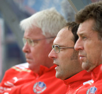 Conny Karlsson, tränare, Per-Ola Ljung, tränare och Sven