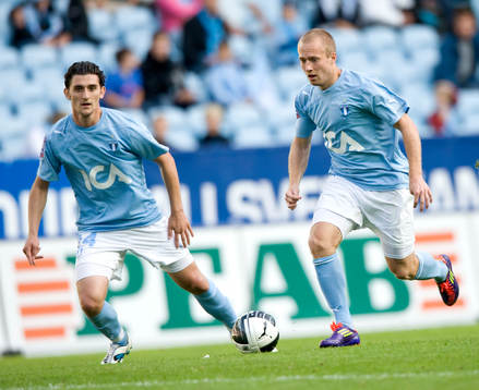 Agon Mehmati och Daniel Larsson