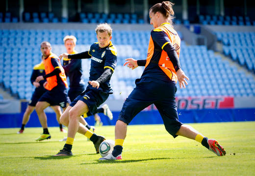 Mikael Antonsson och Zlatan Ibrahimovic