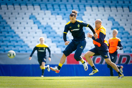 Zlatan Ibrahimovic och Daniel Majstorovic