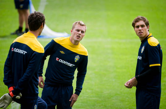 Sebastian Larsson och Johan Elmander