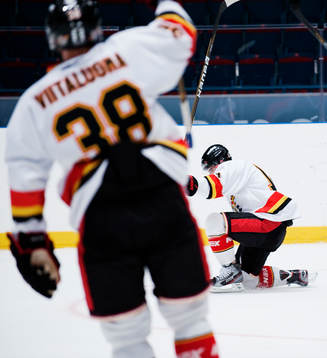 Ville Viitaluoma och Damien Fleury, Luleå, jubel