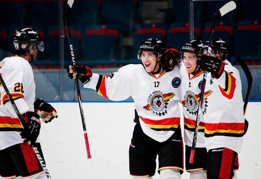 Niclas Wallin, Konstantin Komarek, Sebastian Enterfeldt och