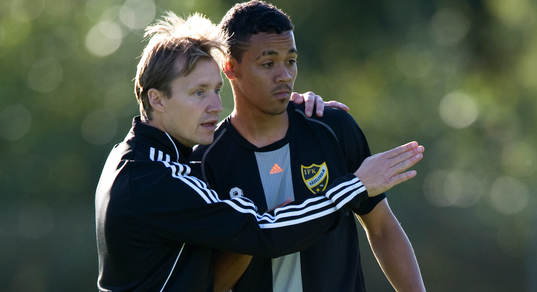 Chadley Jacobs och Sandile Hadebe, två sydafrikaner från