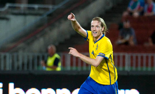 Christian Wilhelmsson, Sverige, jubel
