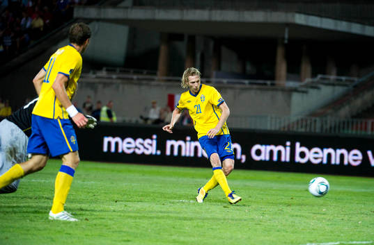 Christian Wilhelmsson, Sverige gör 1-1