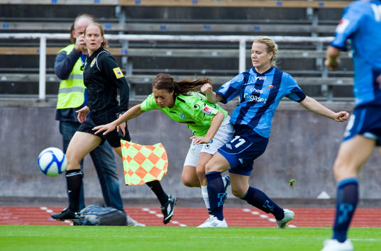Fotboll, dam, Damallsvenskan, Djurgården - Kopparbergs /