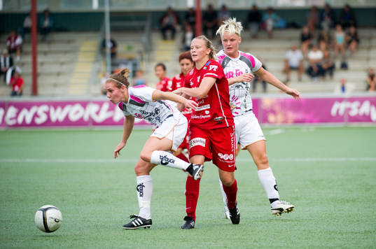 Manon Melis, och Nilla Fischer, Malmö och Lena Blomqvist,