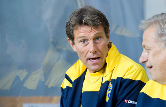 Håkan Ericson och Tommy Söderberg, förbundskapten