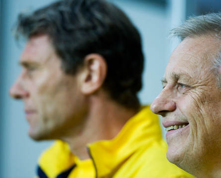 Håkan Ericson och Tommy Söderberg, förbundskapten