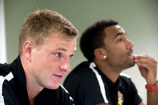 John Guidetti och Samuel Armenteros