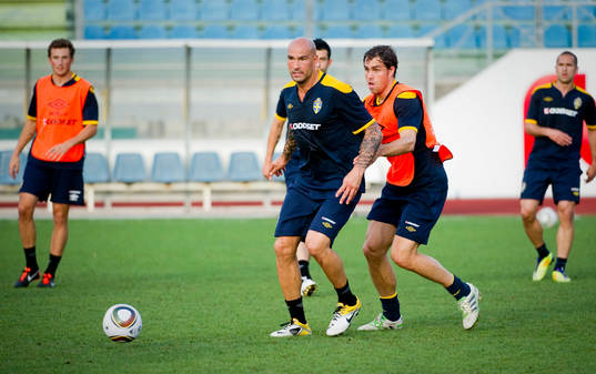 Daniel Majstorovic och Johan Elmander
