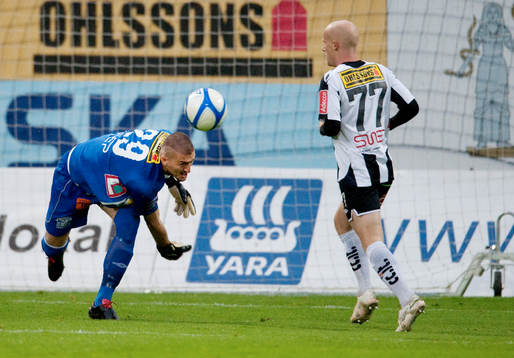 Ivo Vazgec, målvakt, Max Mölder, Landskrona
