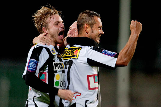 Mathias Unkuri, Marcus Lantz, Landskrona, jubel