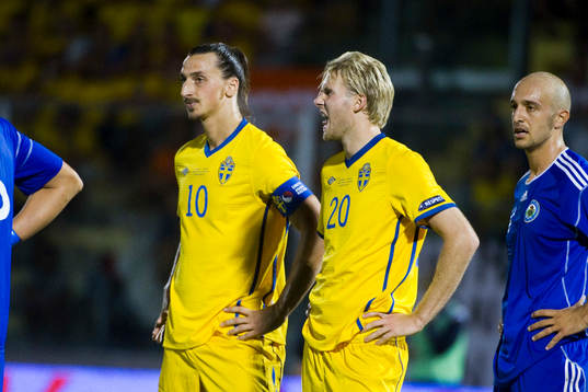 Zlatan Ibrahimovic och Ola Toivonen