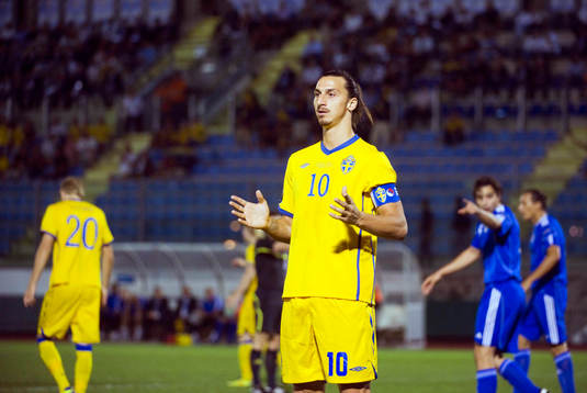 Zlatan Ibrahimovic, Sverige fick ett mål bortdömt