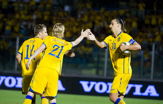 Tobias Hysén, Christian Wilhelmsson och Zlatan Ibrahimovic