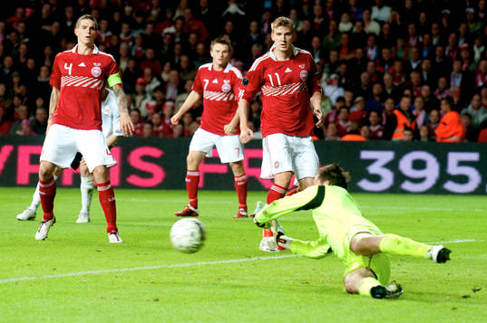 Daniel Agger, Niklas Bendtner, Danmark, Rune Almenning
