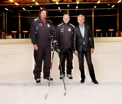Stefan Nyman, sportchef, Hugo Stenbeck, Anders Olson