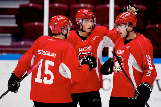 Alexander Barta, Robin Alvarez, Ivan Ciernik, Malmö, jubel