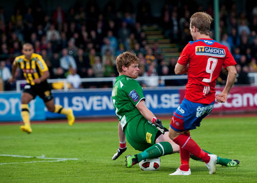 Christoffer Källqvist, målvakt, Häcken, bjuder Erik