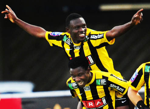 1-0 av Majed Waris, Häcken, glädje, jubel