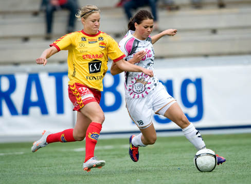 Sara Björk Gunnarsdottir, Ldb och Katrin Schmidt, Tyresö
