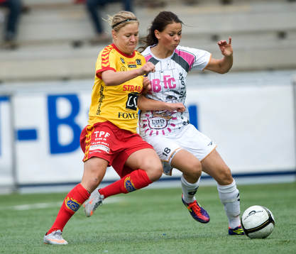 Sara Björk Gunnarsdottir, Ldb och Katrin Schmidt, Tyresö