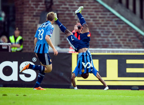 Kennedy Igboananike, Djurgården, jubel, glädje, hjular