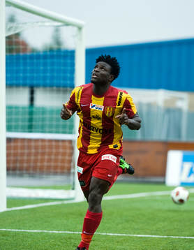 Razak Omotoyossi, Syrianska, jubel