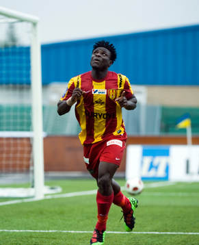 Razak Omotoyossi, Syrianska, jubel