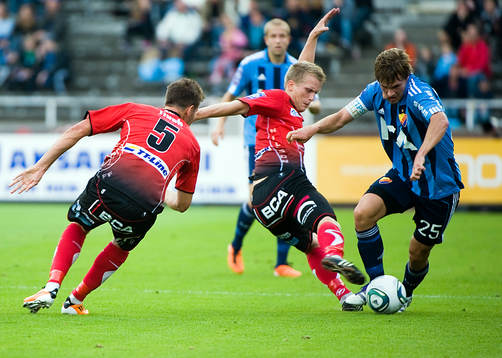Joakim Nilsson, Trelleborg och Sebastian Rajalakso,