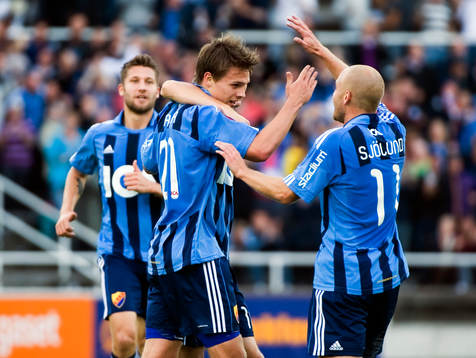 Nikolaj Agger, Djurgården, jubel