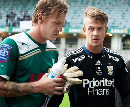 Johan Dahlin, målvakt, Malmö, Erik Dahlin, målvakt,