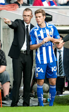 Emil Salomonsson och Jonas Olsson, tränare