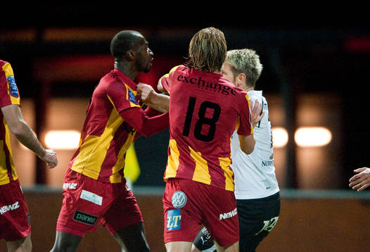 Irriterat mellan Omar Jawo, Syrianska och Magnus Khilberg,
