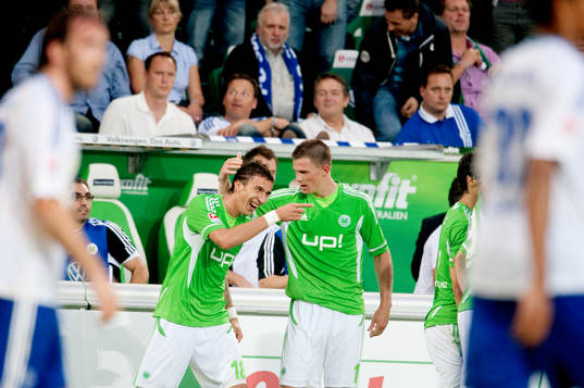 Mario Mandzukic, Wolfsburg, jubel