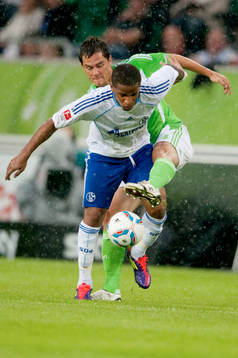 Marcel Schäfer, Wolfsburg, Jefferson Farfan, Schalke