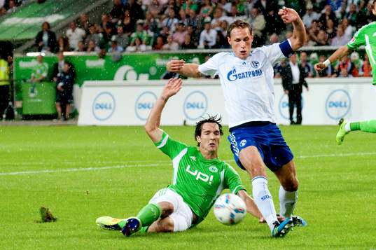 Srdjan Lakic, Wolfsburg, Lewis Holtby,  Schalke
