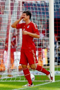 Mario Gomez, Bayern (Jubel)