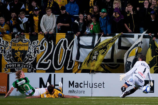 Jesper Florén, GAIS, gör 0-1